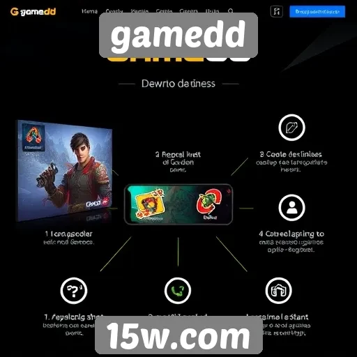 Análise das principais funcionalidades do site gamedd